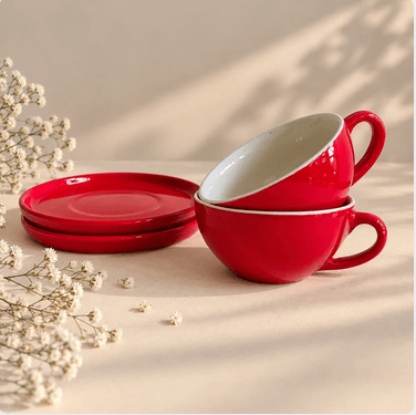 Cups 240ml red