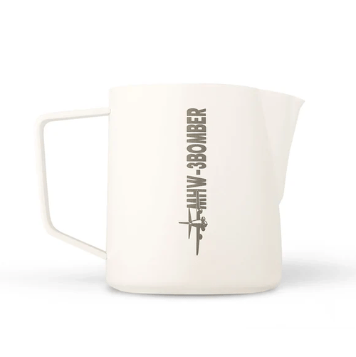 MHW-3BOMBER Latte Art Pitcher 5.0 White